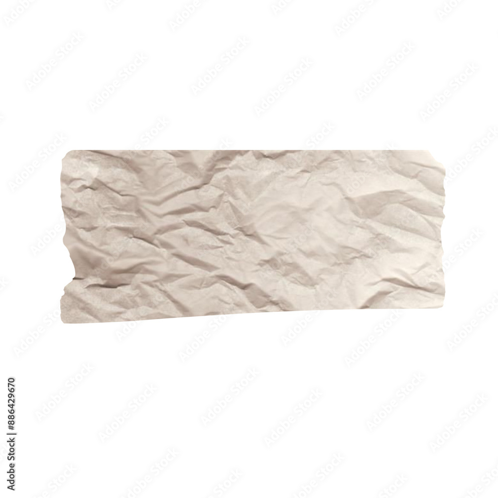 Obraz premium Crumpled Brown Paper