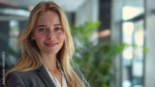portrait of a beautidul young businesswoman