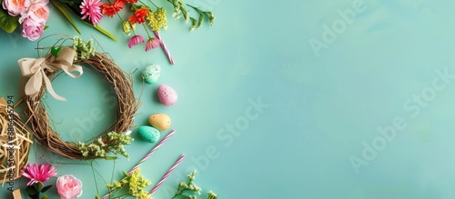 Easter wreath making suppli...