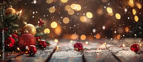 Festive Christmas backdrop ...