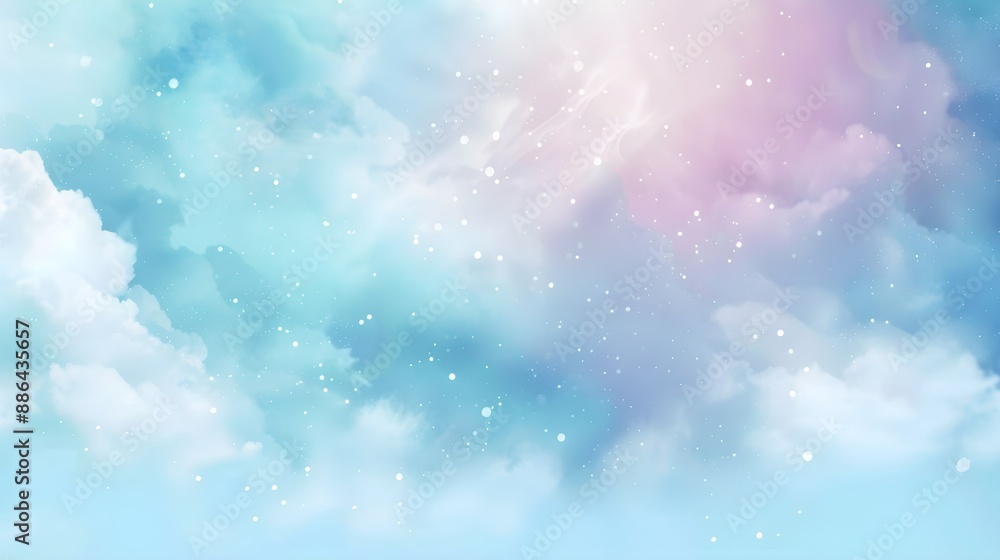 Serene sky blue pastel gradient background soft Serene sky blue pastel gradient background soft