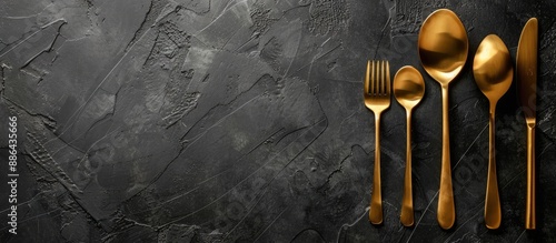 Elegant dining setup with g...