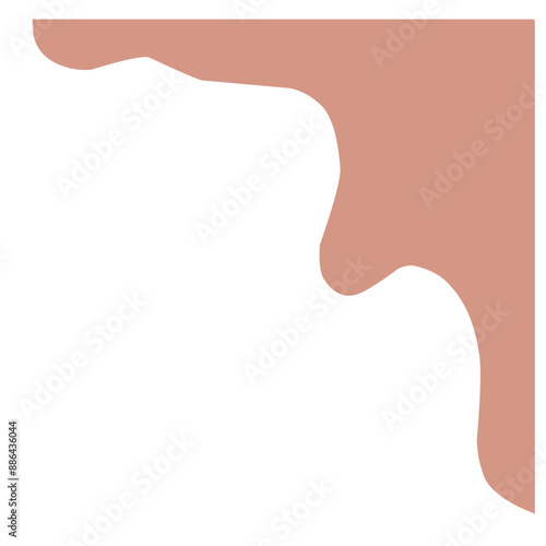Separators shapes and frame for website. Wave and triangular dividers for Top or Bottom Page. Frame of header