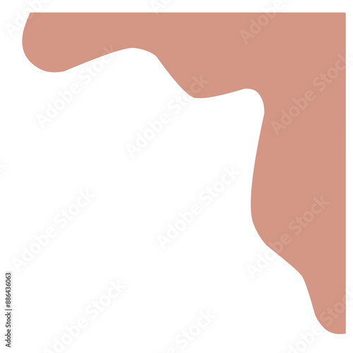 Separators shapes and frame for website. Wave and triangular dividers for Top or Bottom Page. Frame of header