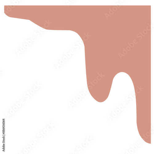 Separators shapes and frame for website. Wave and triangular dividers for Top or Bottom Page. Frame of header