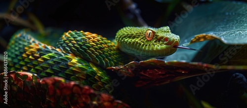 Bush Viper Atheris squamige...