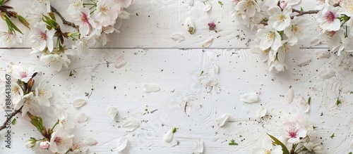 A top down view of sakura t...
