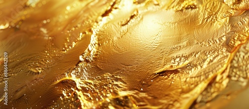 An abstract gold texture pa...