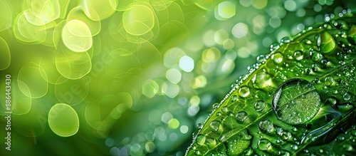 Background with water dropl...