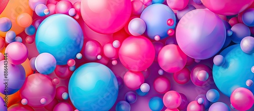 A vibrant background adorne...