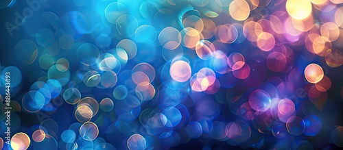 Vibrant bokeh lights backdr...