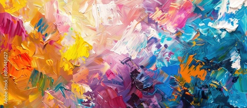 Applying oil paint from a b...