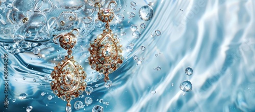 Luxurious jewelry Elegant e...