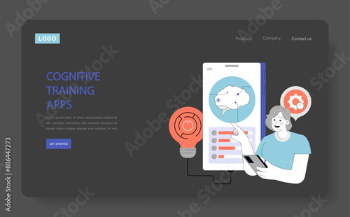 Neuroplasticity. Flat Vector Illustration
