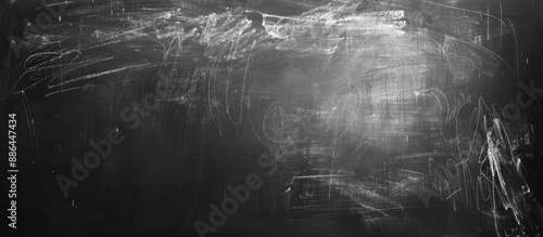 Chalk smudges on blackboard...