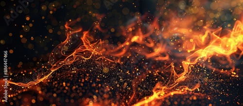 Abstract black background w...