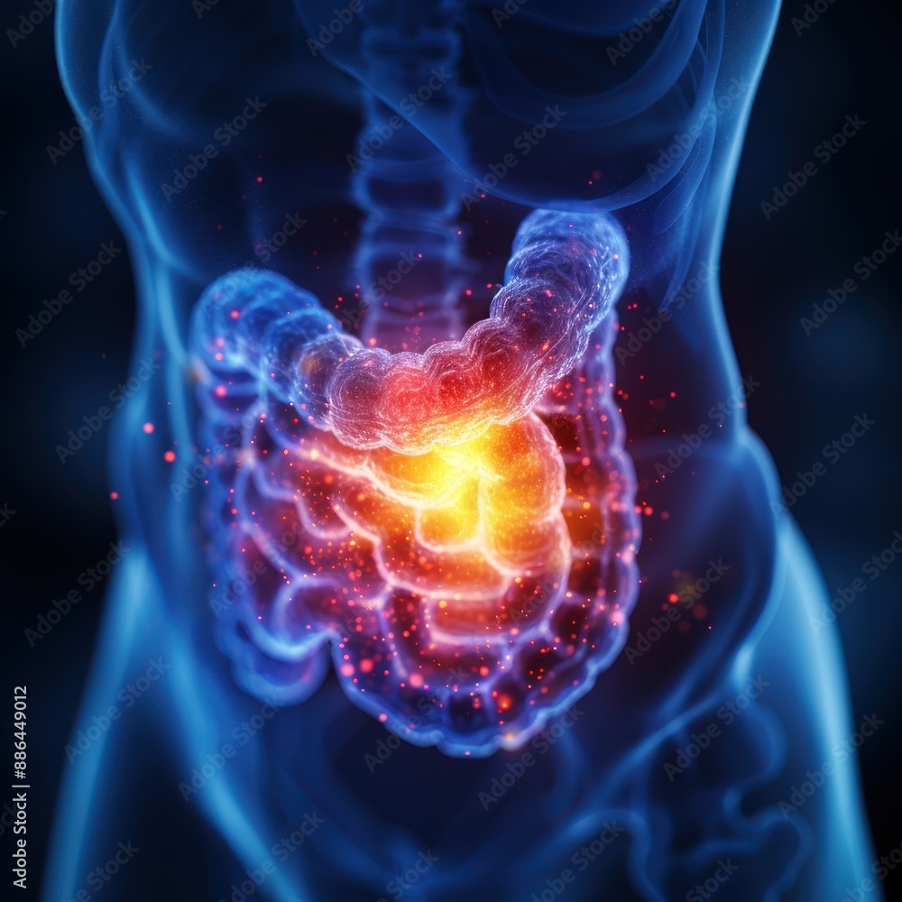 Imitative presentation of stomach pain selective focus, dynamic, manipulation, clinic backdrop Imitative presentation of stomach pain selective focus, dynamic, manipulation, clinic backdrop
