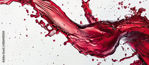 Red wine splashed across gl...