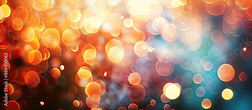 Bokeh lights with a backgro...