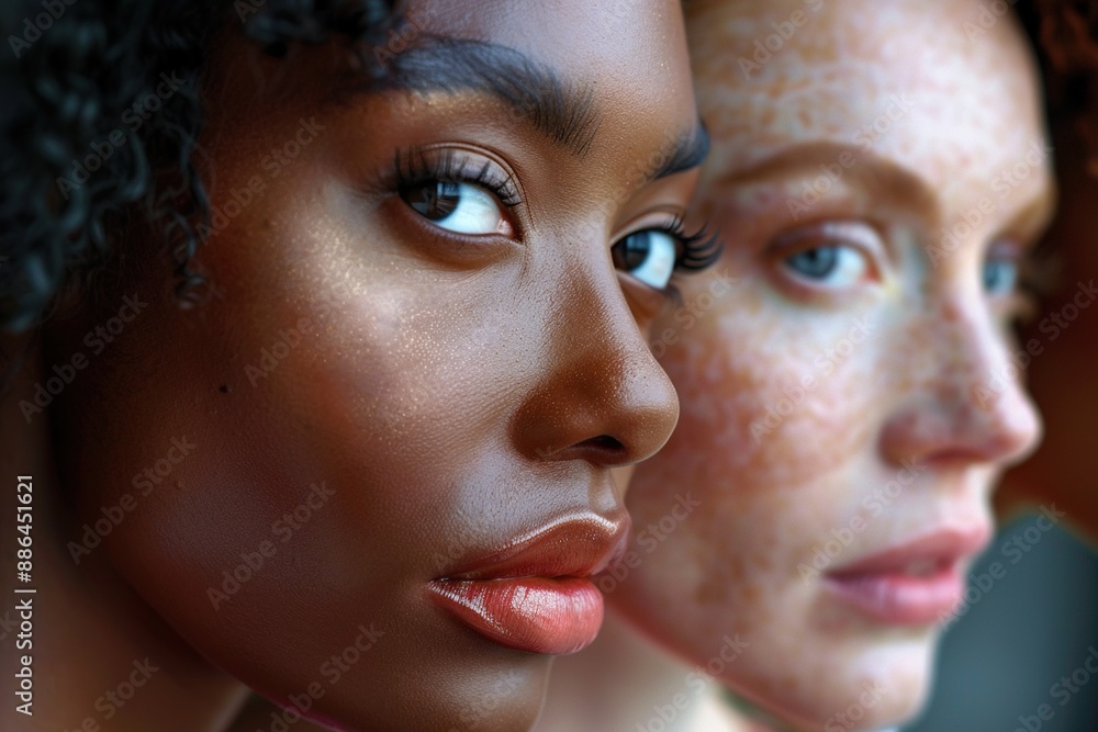 Portrait of women who are diffrent races and ethnicties. Diversity among people. Generative Ai Portrait of women who are diffrent races and ethnicties. Diversity among people. Generative Ai