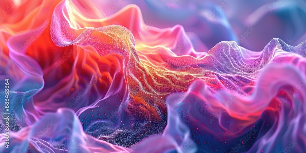 Fototapeta premium Abstract Colorful Waves