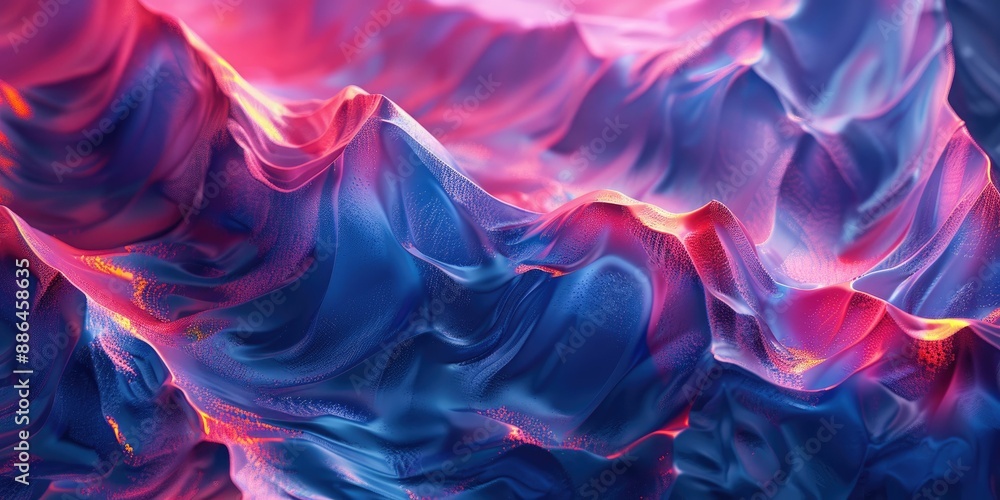 Fototapeta premium Abstract Mountain Range