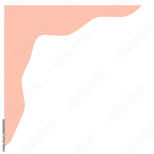 Separators shapes and frame for website. Wave and triangular dividers for Top or Bottom Page. Frame of header