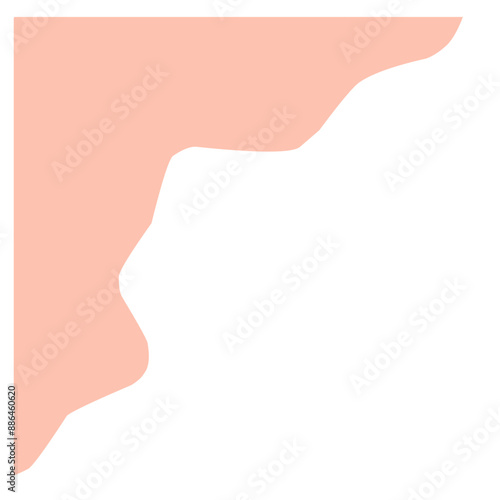 Separators shapes and frame for website. Wave and triangular dividers for Top or Bottom Page. Frame of header