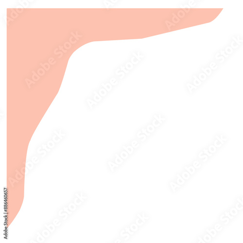 Separators shapes and frame for website. Wave and triangular dividers for Top or Bottom Page. Frame of header