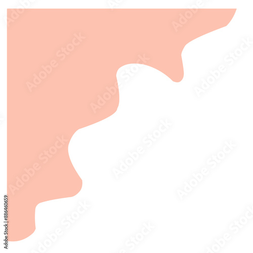 Separators shapes and frame for website. Wave and triangular dividers for Top or Bottom Page. Frame of header