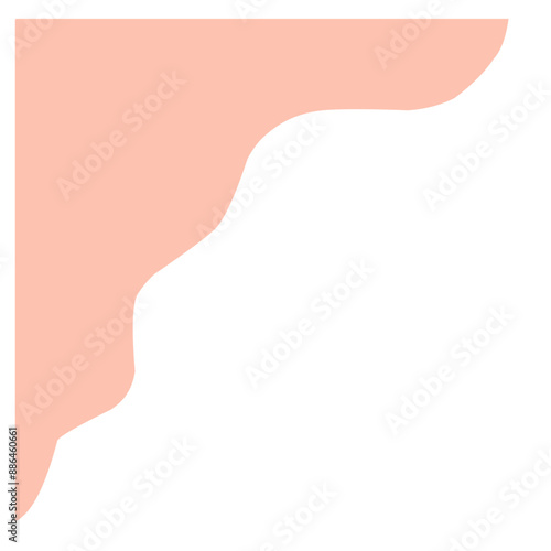 Separators shapes and frame for website. Wave and triangular dividers for Top or Bottom Page. Frame of header