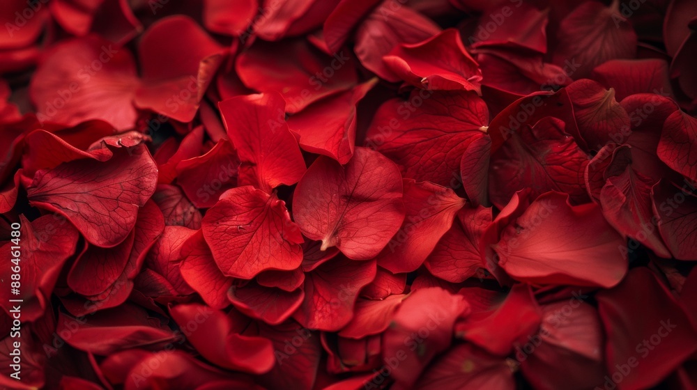 Close-Up of Red Rose Petals Close-Up of Red Rose Petals