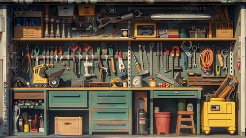The Essential Tool Shed: Backbone of Construction Efficiency © pek