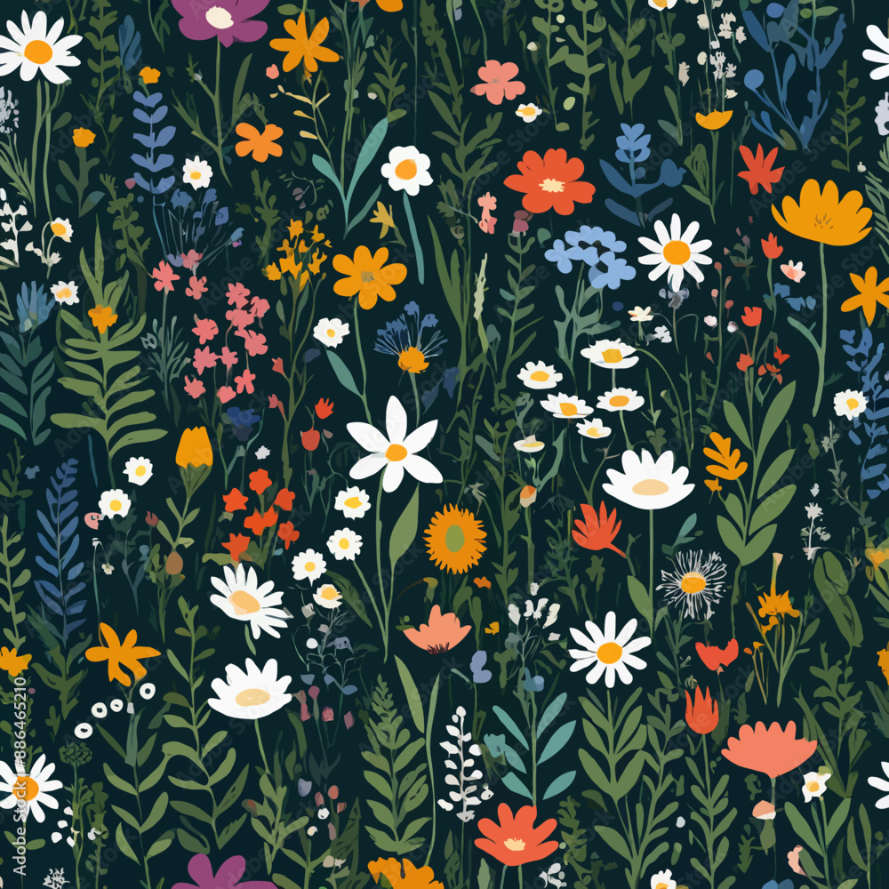 custom made wallpaper toronto digitalseamless floral pattern