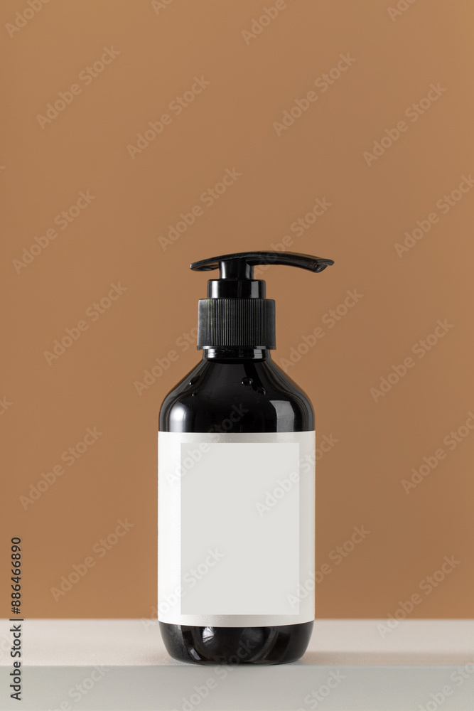 An organic cosmetic product in an eco-friendly package. Shampoo or shower gel. An organic cosmetic product in an eco-friendly package. Shampoo or shower gel.