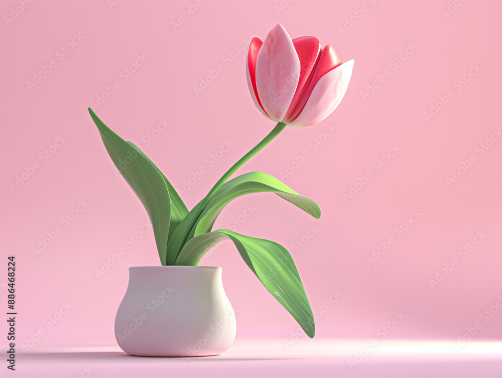 a pink and white flower in a white vase a pink and white flower in a white vase