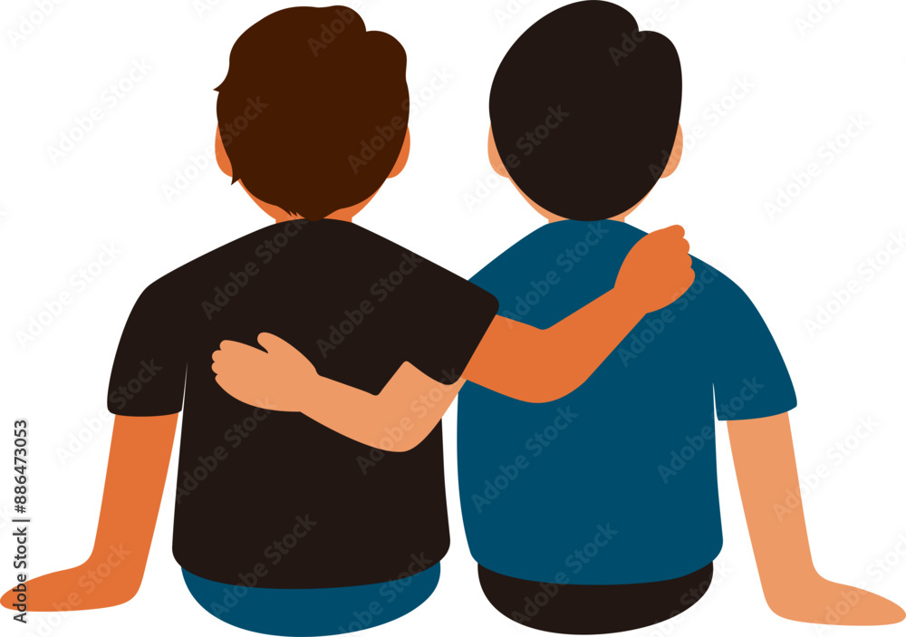 Fototapeta premium Friendship Day Illustration