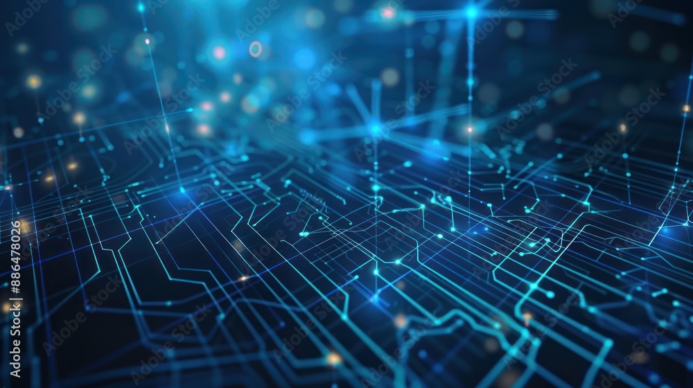 Abstract Digital Circuitry Background Abstract Digital Circuitry Background