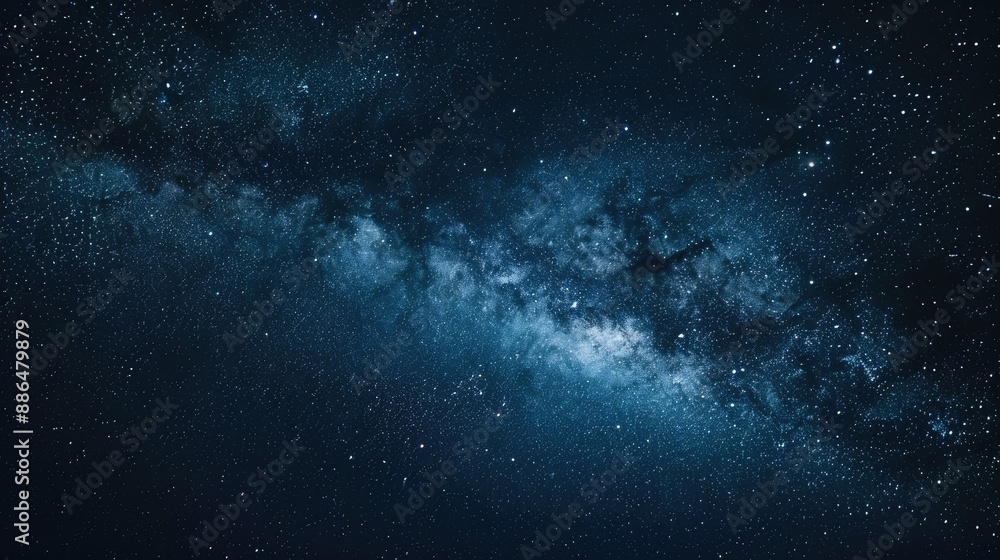 Aweinspiring view of the cosmos revealing countless stars and galaxies in the night sky Aweinspiring view of the cosmos revealing countless stars and galaxies in the night sky