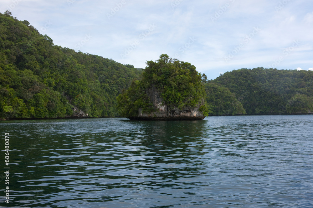 Palau landscape on a sunny autumn day Palau landscape on a sunny autumn day