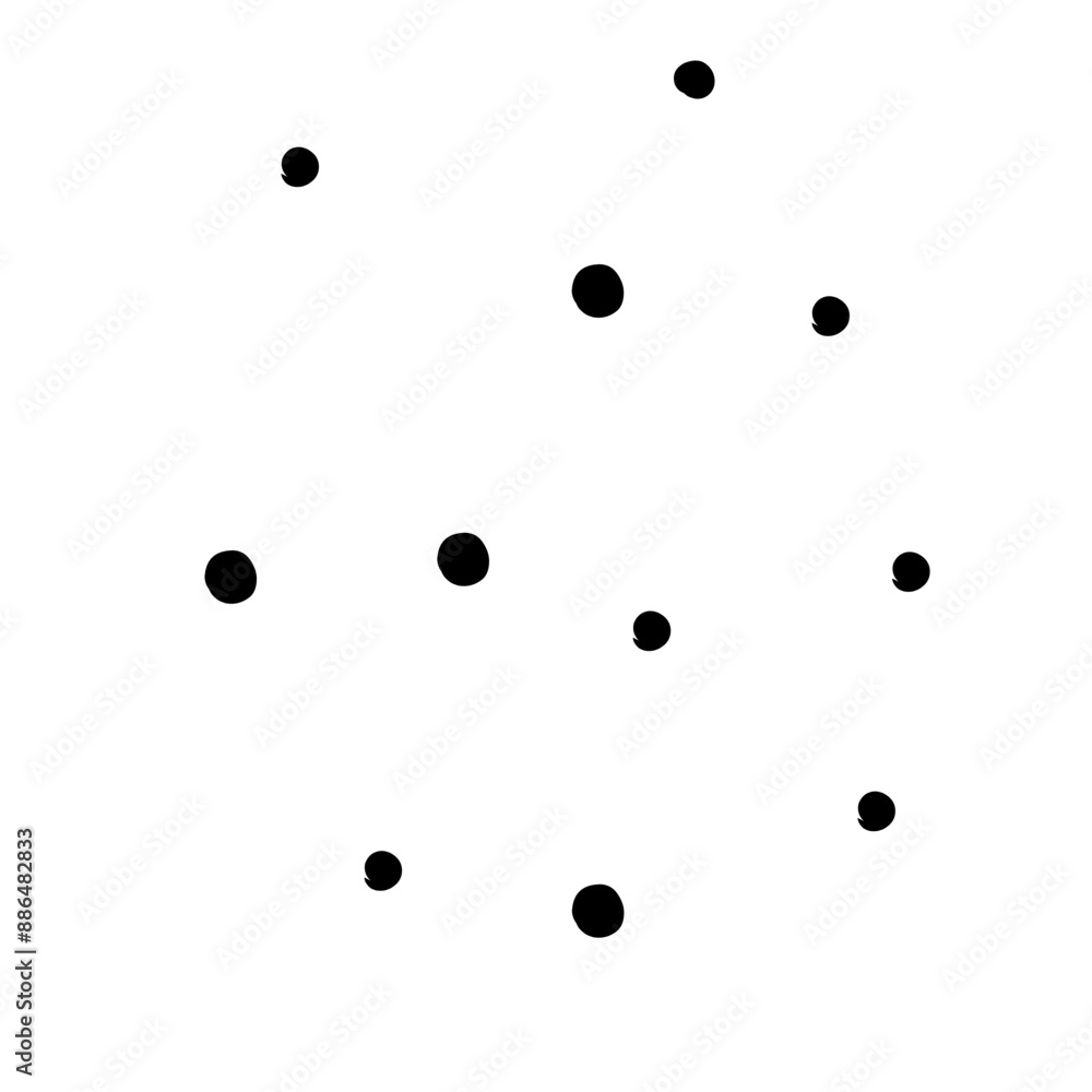Black dot doodle seamless pattern creative circle trendy minimalist retro style geomatric art children on white background transparent texture for textile fabric paper print modern party polka shape Black dot doodle seamless pattern creative circle trendy minimalist retro style geomatric art children on white background transparent texture for textile fabric paper print modern party polka shape