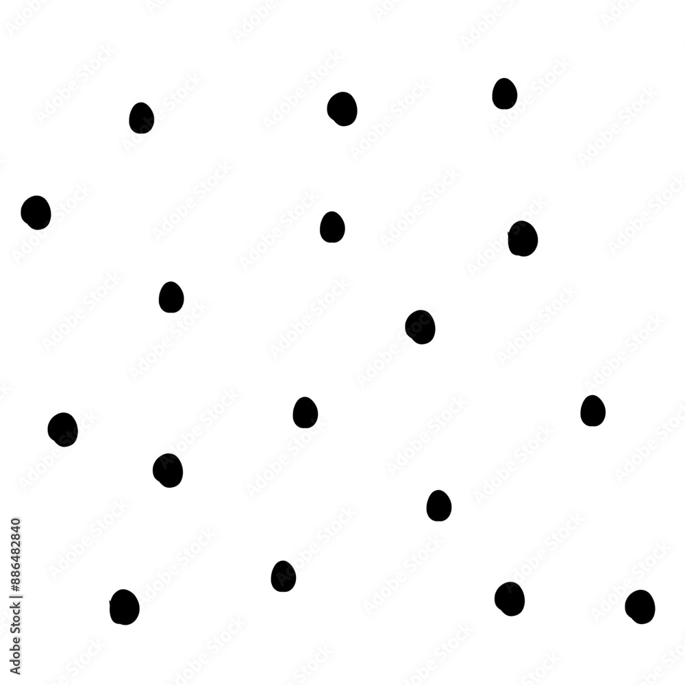 Black dot doodle seamless pattern creative circle trendy minimalist retro style geomatric art children on white background transparent texture for textile fabric paper print modern party polka shape Black dot doodle seamless pattern creative circle trendy minimalist retro style geomatric art children on white background transparent texture for textile fabric paper print modern party polka shape