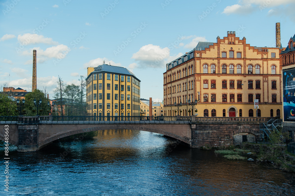 Fototapeta premium Norrköping Industry Landscape