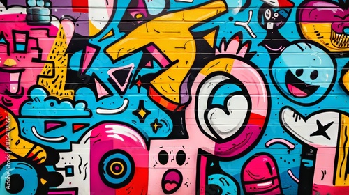 It can be repeated many times to create a seamless pattern of graffiti graffiti urban spray paint art. Stock produces patterns that can be repeated indefinitely.