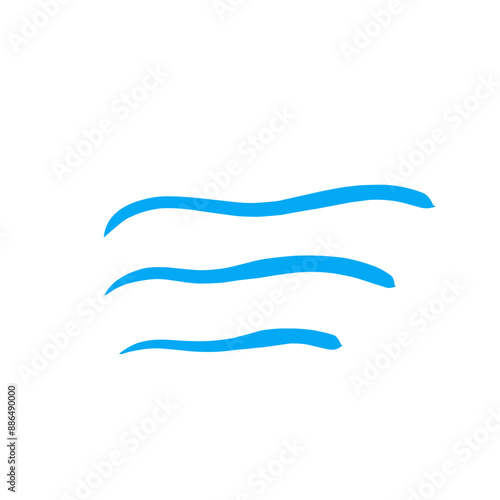 waves vector illustration