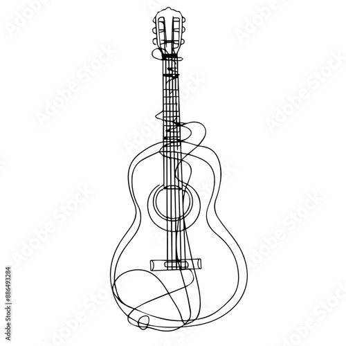 Guitar SVG vector transparent background PNG clipart