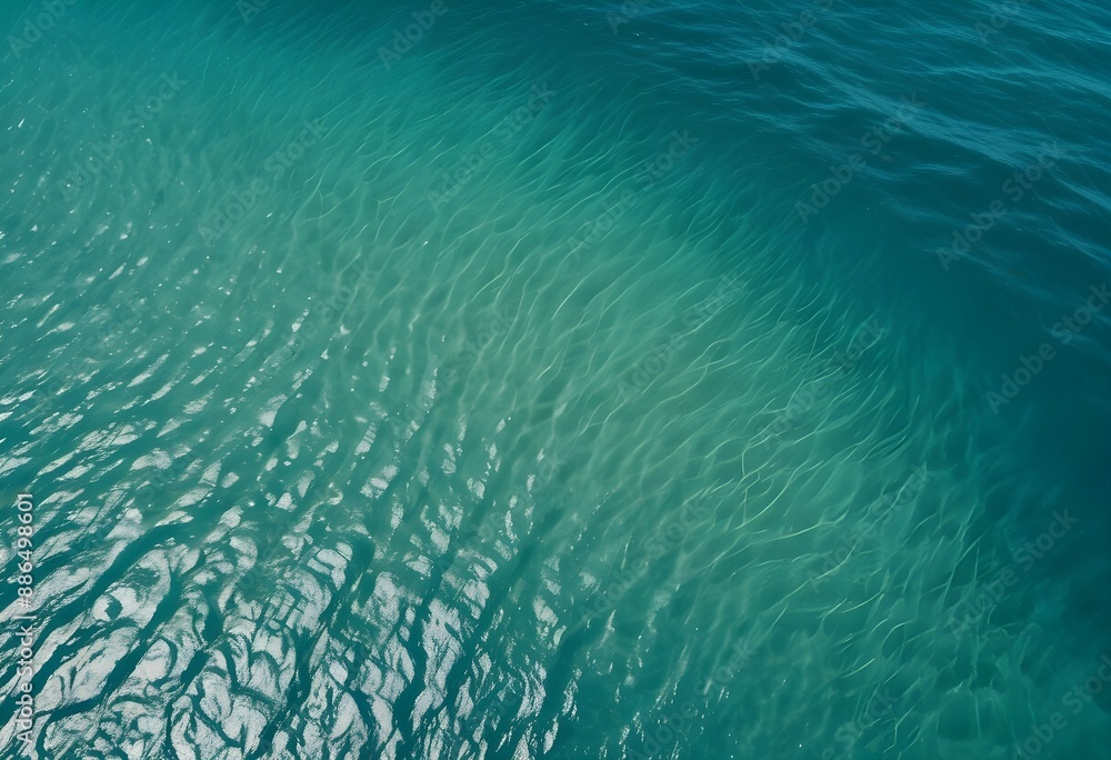 Obraz premium Beautiful beach scenery, high angle view of the sea