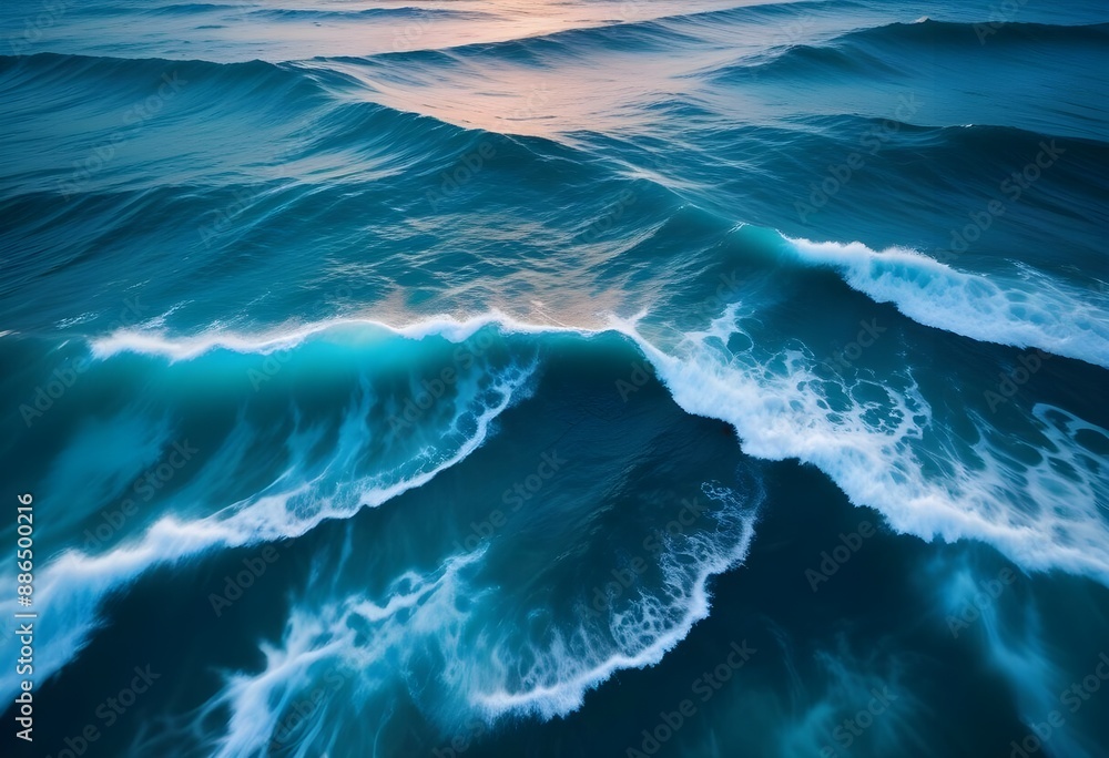 Beautiful beach scenery, high angle view of the sea Beautiful beach scenery, high angle view of the sea