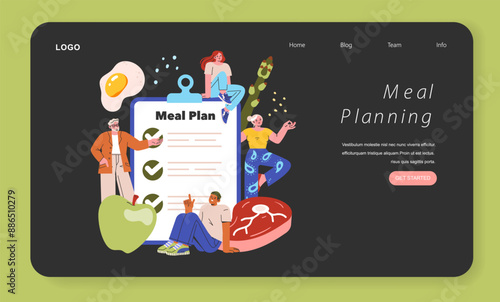 Low Histamine Diet. Flat Vector Illustration