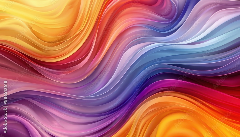 Abstract Colorful Wavy Pattern Background Abstract Colorful Wavy Pattern Background
